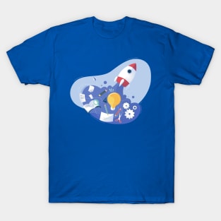 Landing Rocket T-Shirt